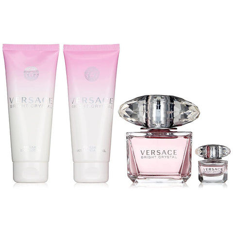 Gianni Versace Bright Crystal Women's Gift Set 4 pc