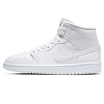 Air Jordan 1 Mid Wmns 'White Snakeskin'