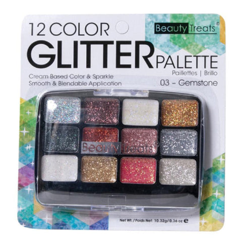 Beauty Treats Color Glitter Palette - Gemstone