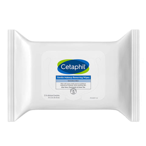 Cetaphil Gentle Makeup Remover Wipes 25 ct
