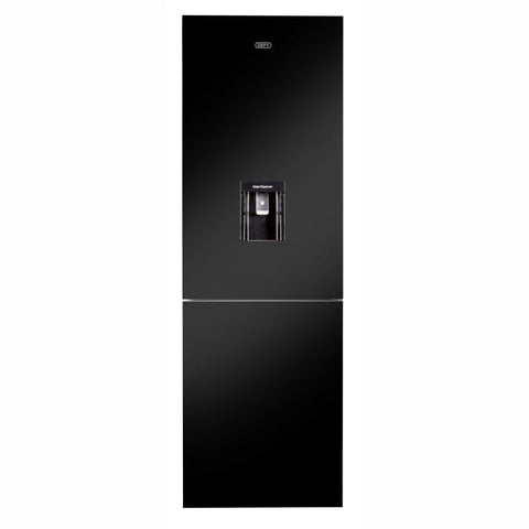 348lt Black Glass Fridge Freezer