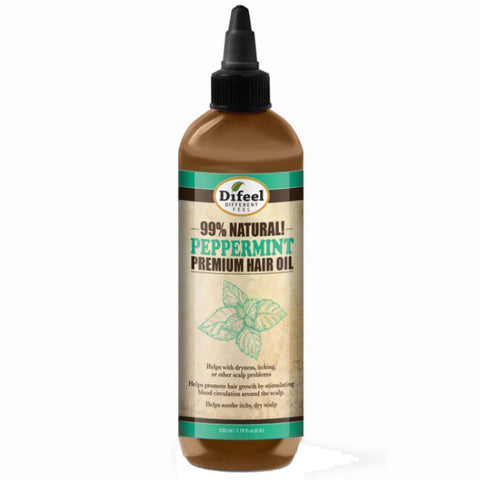 Difeel Premium Natural Hair Oil Peppermint 7.78 oz
