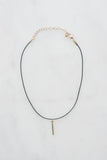 Choker with Gold Pendant