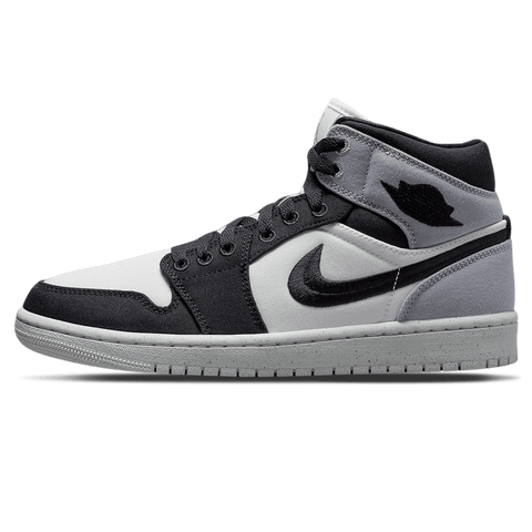 Air Jordan 1 Mid SE Wmns 'Light Steel Grey Canvas'